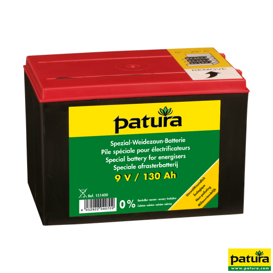 Spezial-Weidezaun-Batterie 9 V / 130 Ah