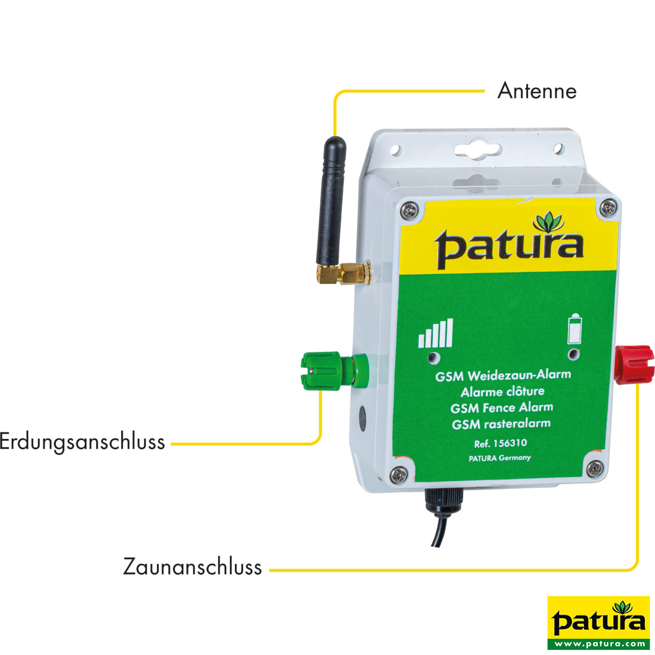 PATURA GSM-Weidezaun-Alarm