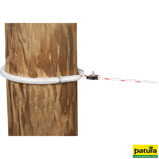 Kunststoffisolierschlauch, weiß, für Seile bis 6 mm  (5 Meter / Pack)