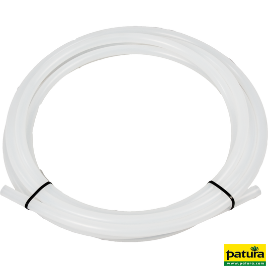 Kunststoffisolierschlauch, weiß, für Seile bis 6 mm  (5 Meter / Pack)