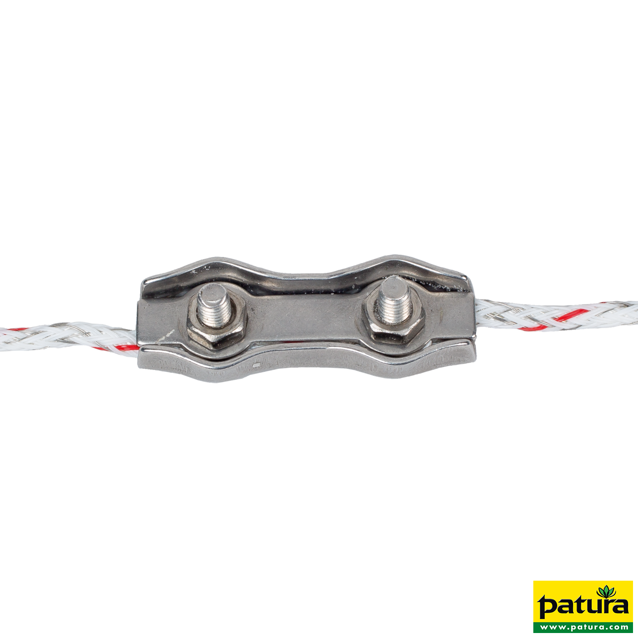 Litzenverbinder doppelt, Edelstahl für Litzen bis 4 mm (10 Stück/Pack)