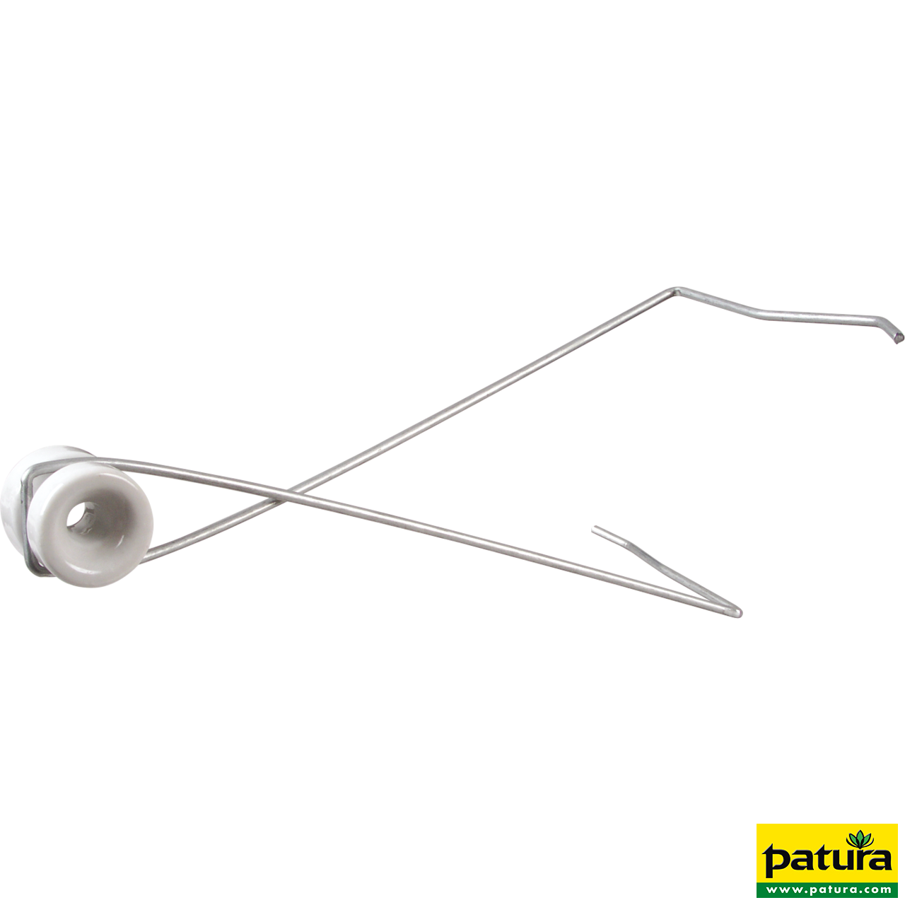 Abstandhalter zum Einhängen mit Porzellanisolator (10 Stück / Pack)