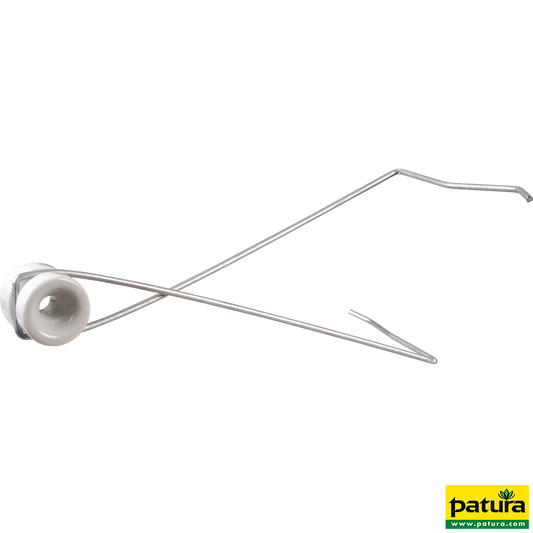 Abstandhalter zum Einhängen mit Porzellanisolator (10 Stück / Pack)