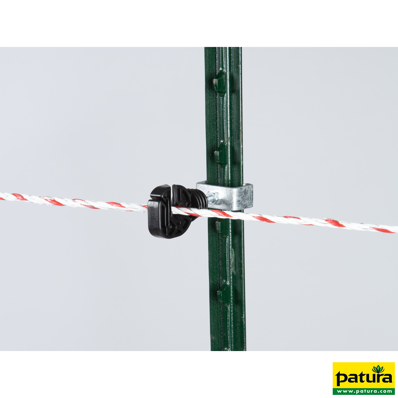 Seil- und Bandisolator für T-Pfosten (4 Stück / Pack)