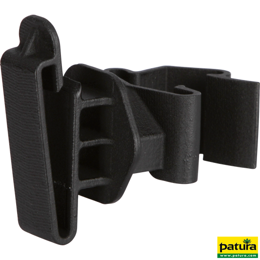 Breitband-Isolator f. T-Pfosten, schwarz (25 Stück / Pack)