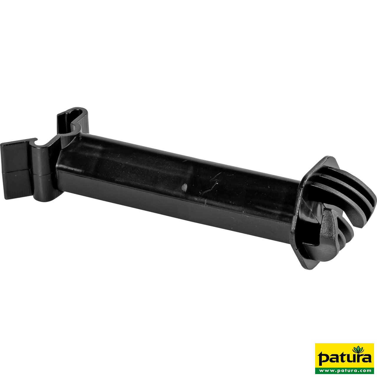 Abstands-Isolator schwarz, für T-Pfosten für Litzen/Seile bis 6mm (25 Stück/Pack)