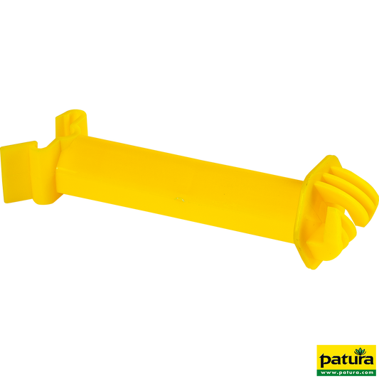 Abstands-Isolator gelb, für T-Pfosten für Litzen/Seile bis 6mm (25 Stück/Pack)