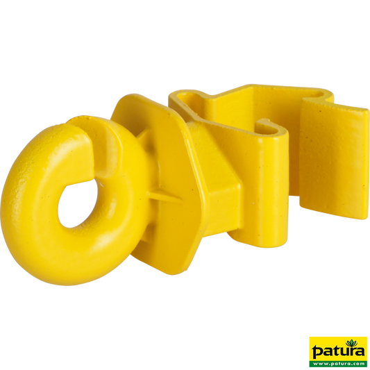Ringisolator für T-Pfosten gelb (25 Stück / Pack)