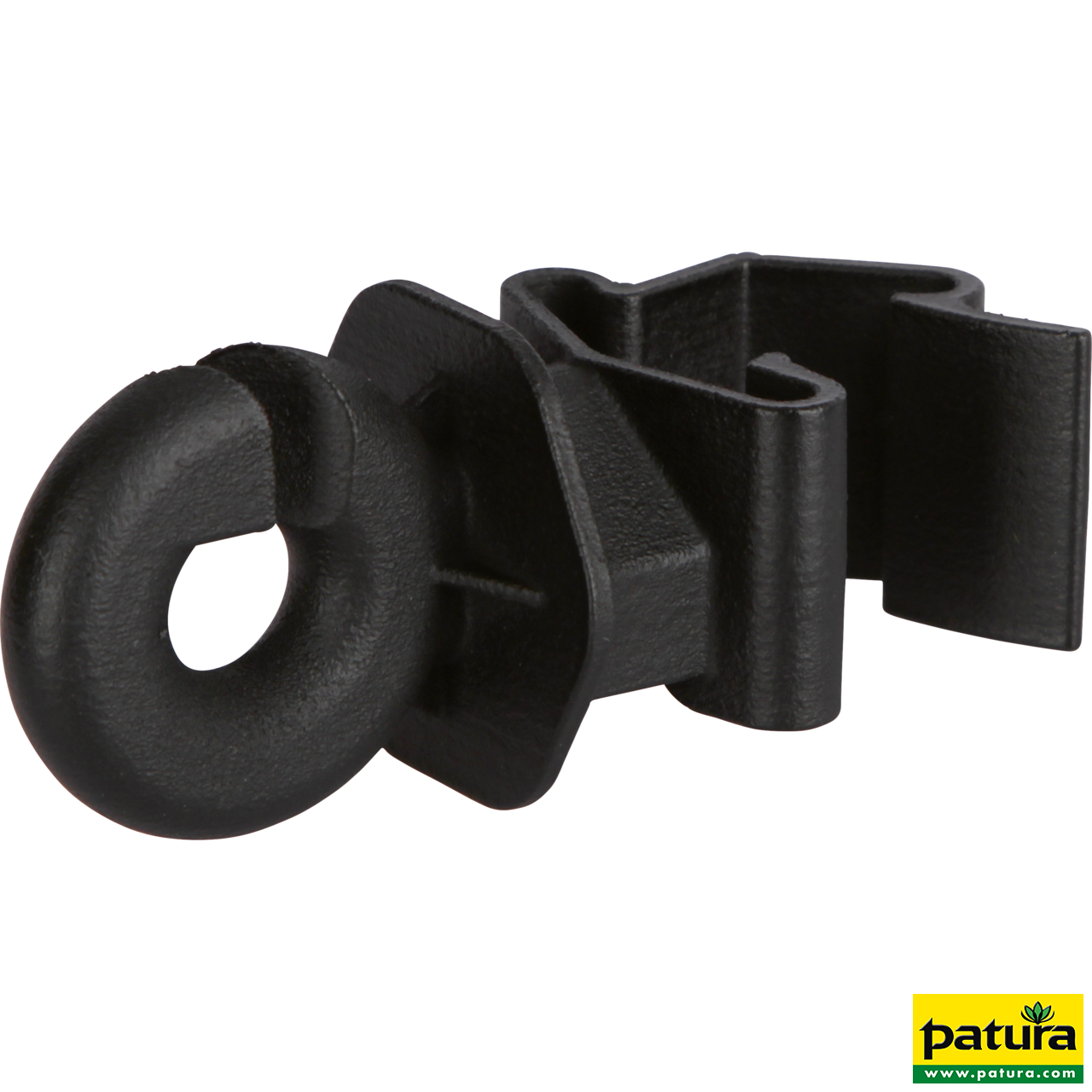 Ringisolator für T-Pfosten schwarz (25 Stück / Pack)