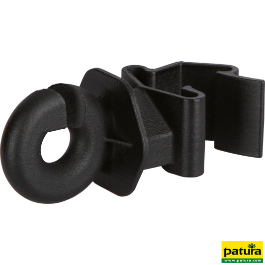 Ringisolator für T-Pfosten schwarz (25 Stück / Pack)