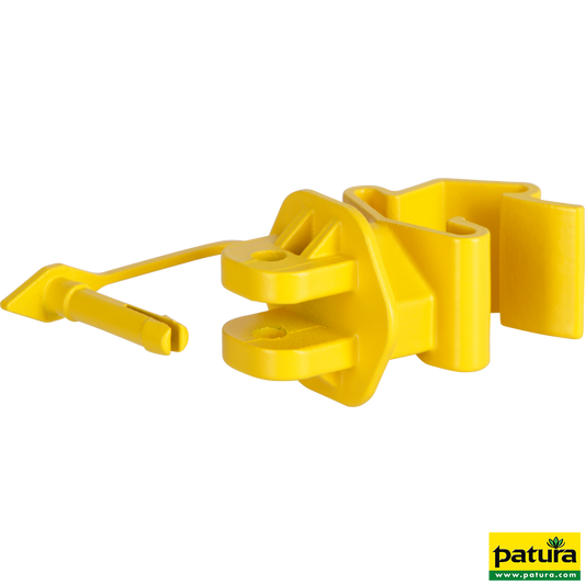 Standard-Isolator mit Stift, gelb, für T-Pfosten (Karton mit 500 Stück)