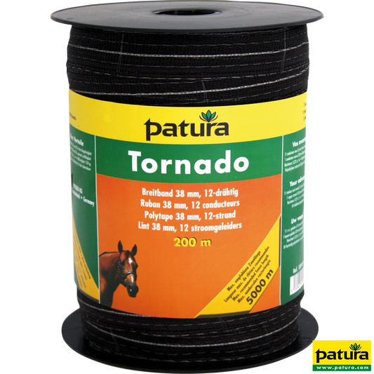 Tornado Breitband 38 mm, 200 m Rolle 11 Niro 0,16mm, 1 Cu 0,30mm, braun