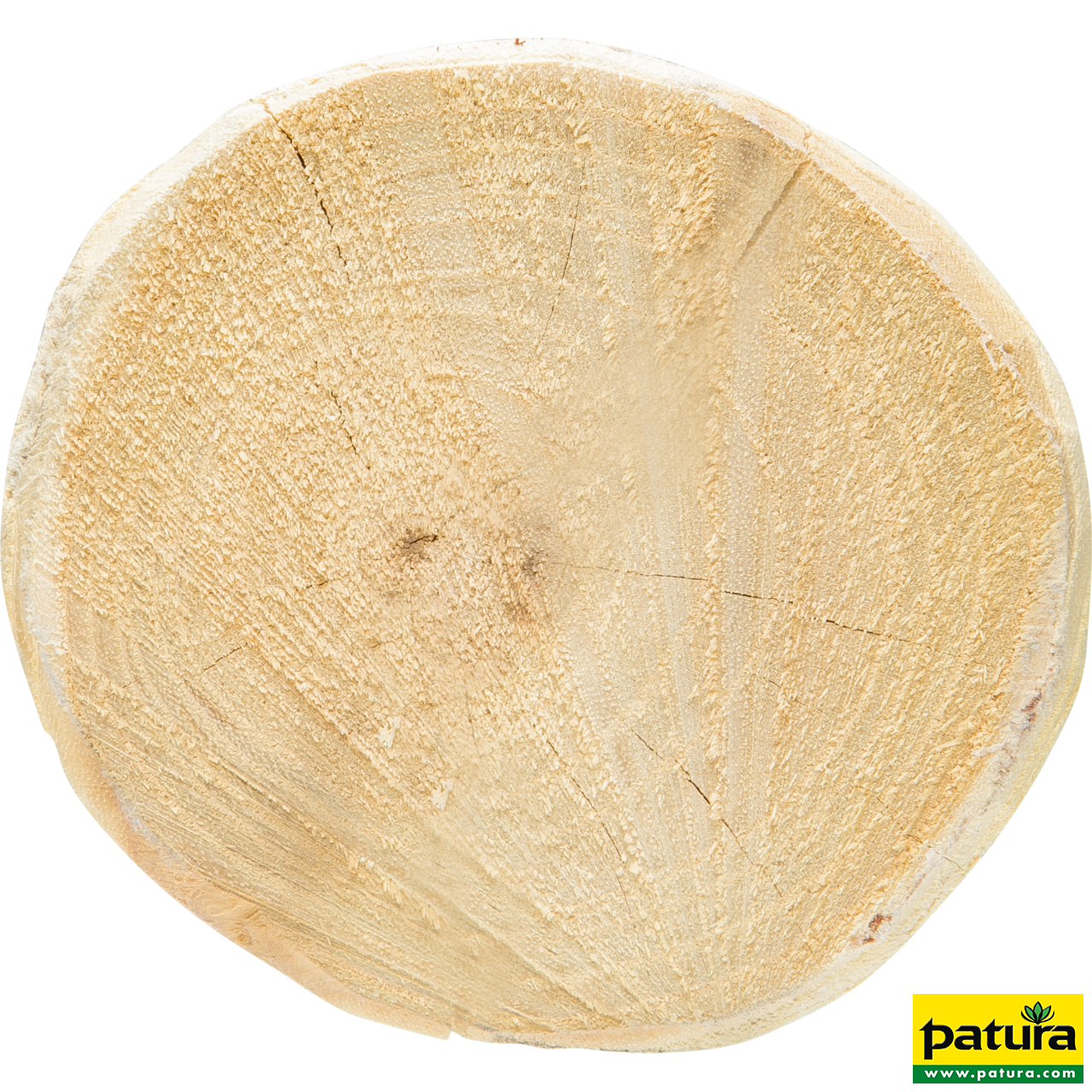 Robinienpfahl, rund, 2,0 m, d=6-8 cm, gefast, 4-fach gespitzt, entrindet