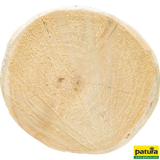 Robinienpfahl, rund, 2,0 m, d=6-8 cm, gefast, 4-fach gespitzt, entrindet
