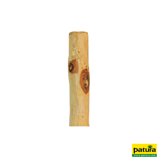 Robinienpfahl, rund, 1,5 m, d=6-8 cm, gefast, 4-fach gespitzt, entrindet