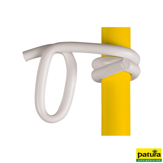 Kunststofföse weiß, für Bänder für Pfähle d= 10 mm (25 Stück / Pack)