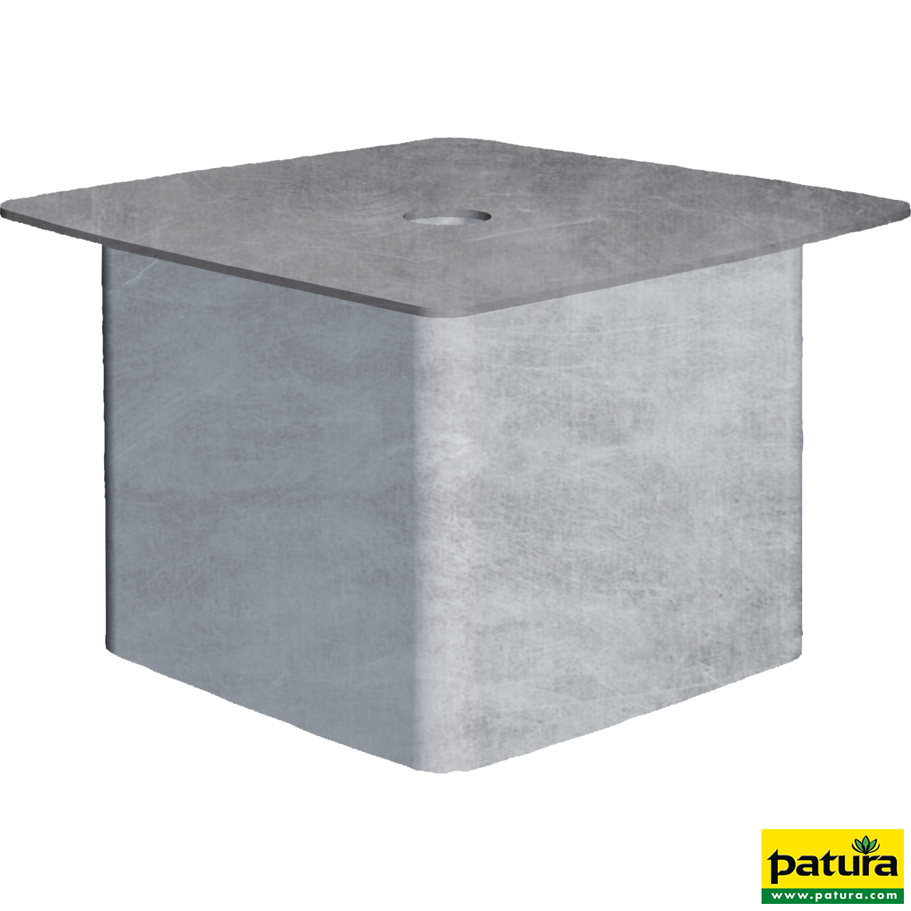 Abdeckung für Einbauhülse Quadrat 90 mm