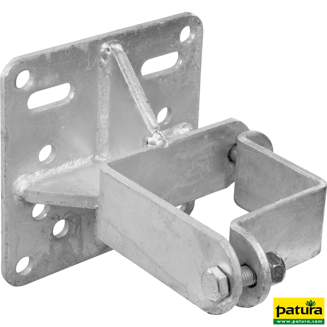 Schelle Quadrat 90 mm, Halter für Tränkebecken, vz