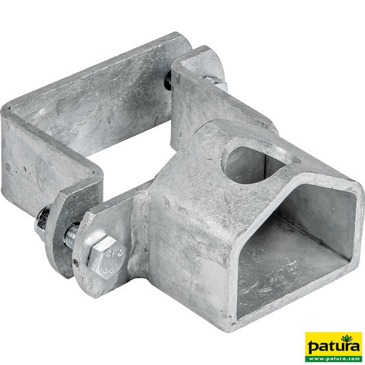 Schelle Quadrat 90 mm 1 Riegelhalter TS