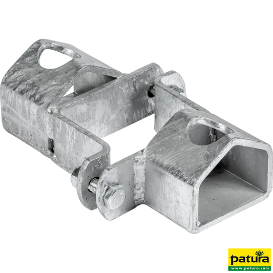 Schelle Quadrat 90 mm 2 Riegelhalter TS