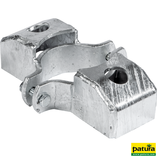 Schelle d=102 mm, mit 2 Riegelhalter TS parallel