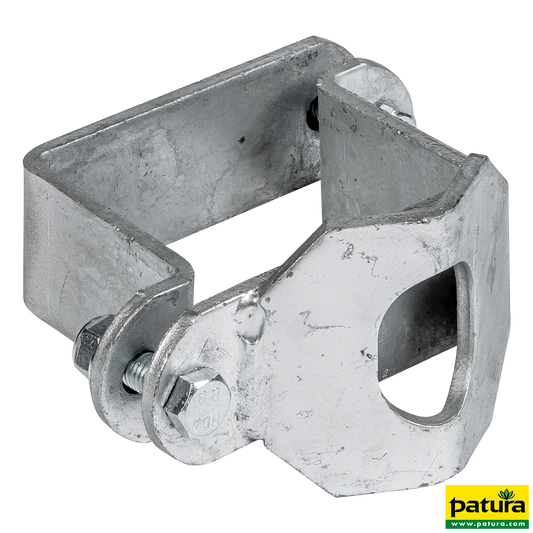 Schelle Quadrat 90 mm, mit 1 Riegelhalter RS