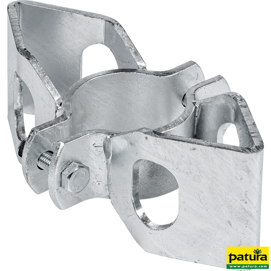 Schelle d= 76 mm, 2 Riegelhalter RS, parallel