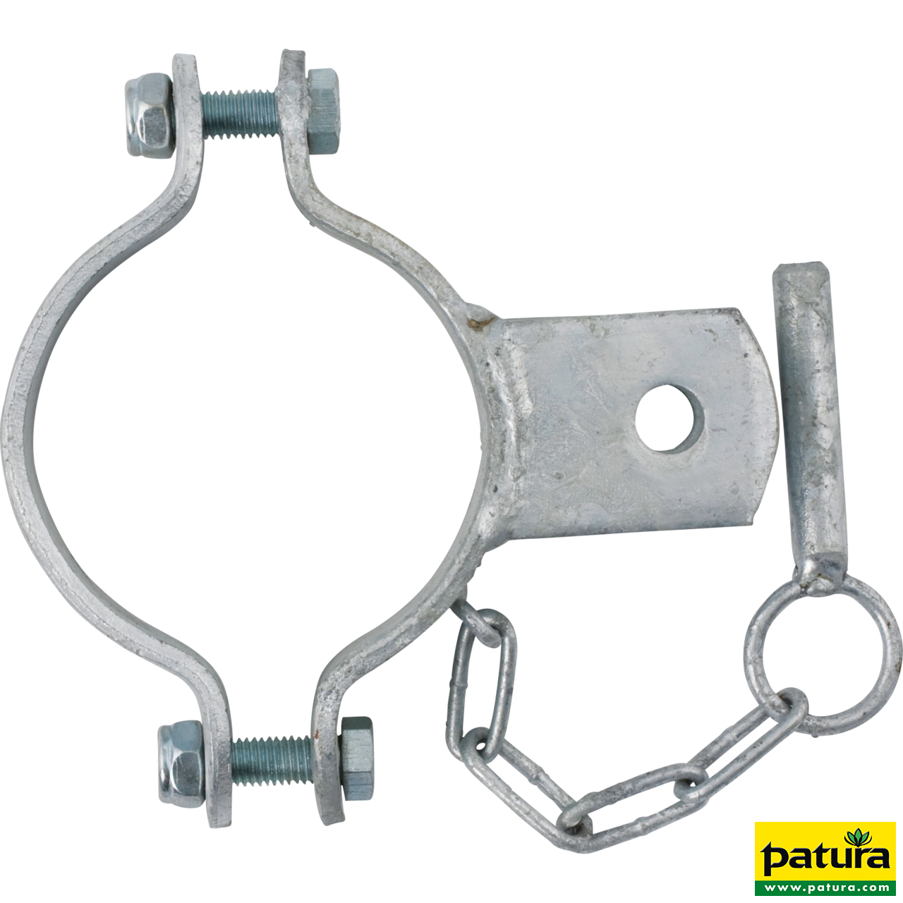 Schelle d=102 mm, 1 Halter, mittig, vz