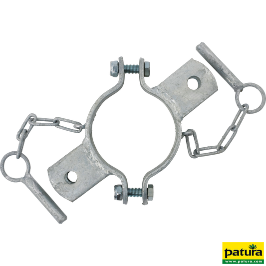 Schelle d=102 mm, 2 Halter, vz