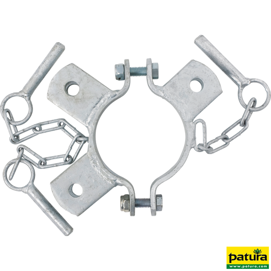 Schelle d=102 mm, 3 Halter, vz
