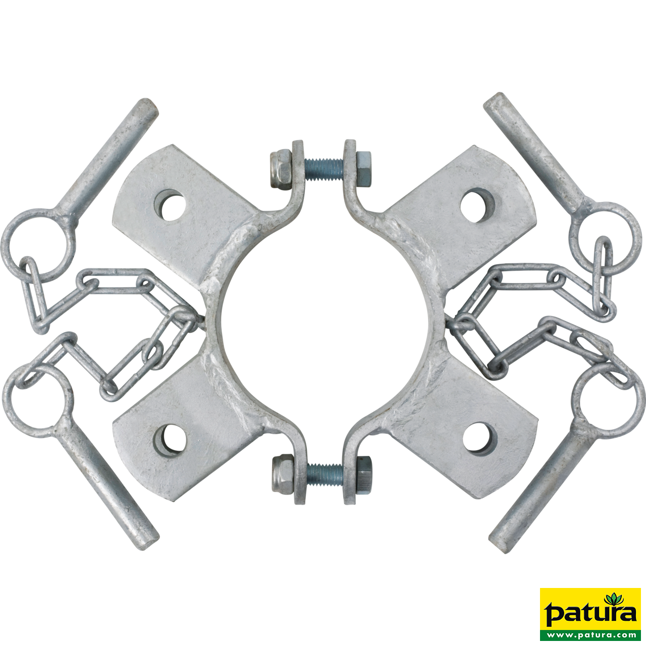 Schelle d=102 mm, 4 Halter, vz