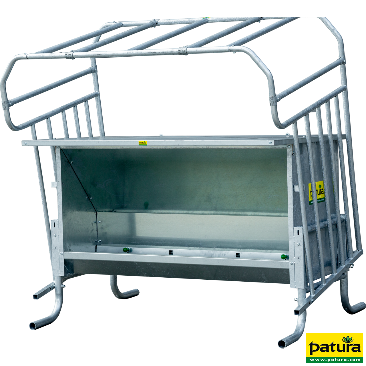 Kraftfutterautomat mit Kälberschlupf