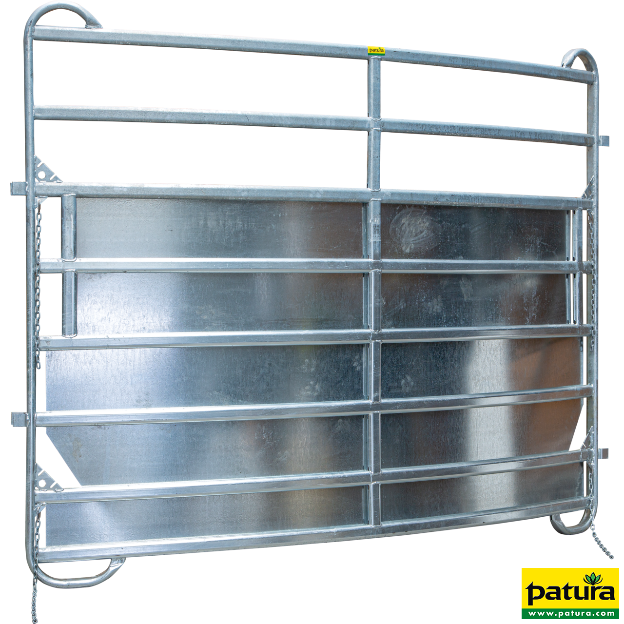Kurvenpanel-8 Plus, 2,44m, Radius 3,00m vz, mit Blechverkleidung