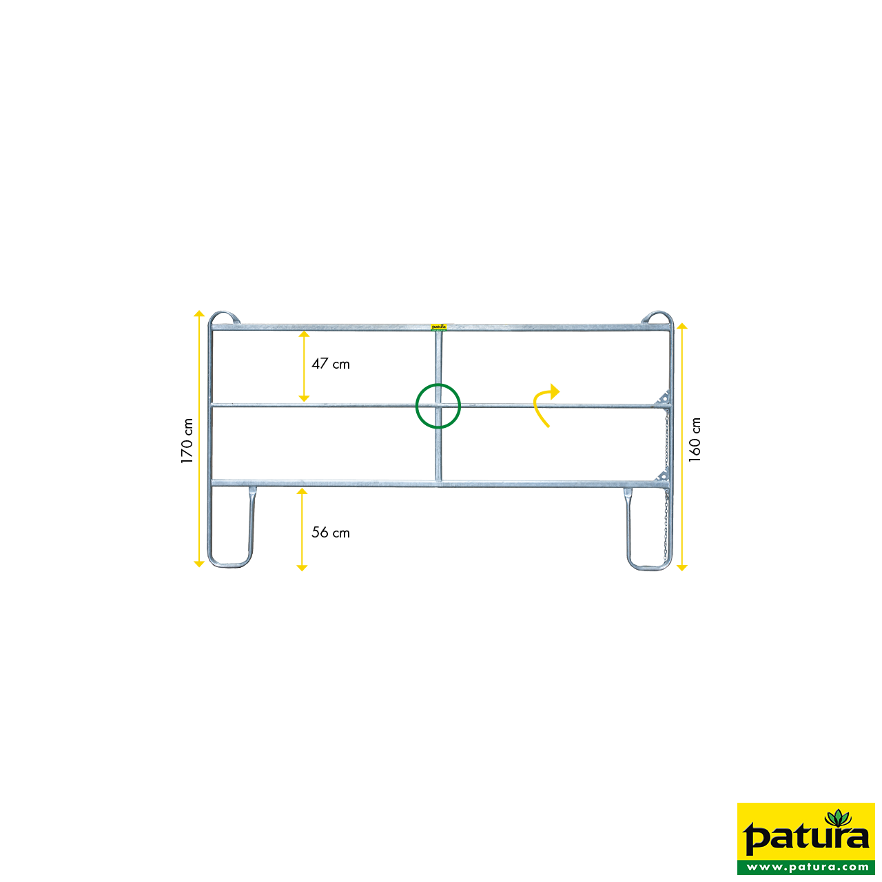 Panel-3, Länge 2,40 m, H= 1,70 m