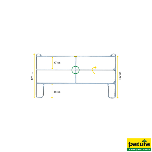 Panel-3, Länge 3,00 m, H= 1,70 m