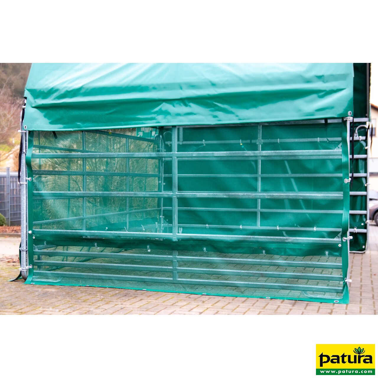 Windschutznetz Panel-Dach Compact Seitenteil 3 m, Höhe 1,6 m