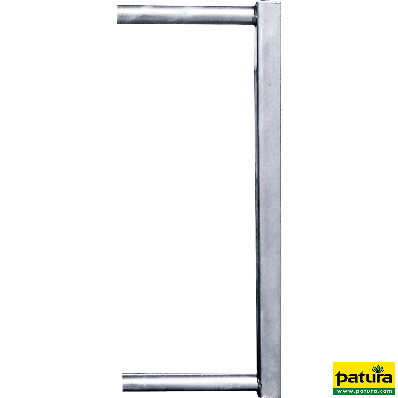 Abschlussrohr 60x60 für Fressgitter f. Schnellverschluss TS und Anschraubt.