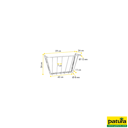 Wandraufe klein, verzinkt