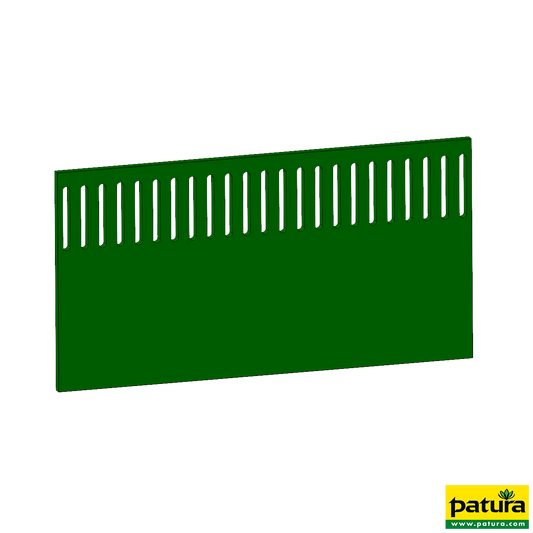 Seitenwand mit Kontaktöffnung, Sondermaß pro m², h = 1,20 m