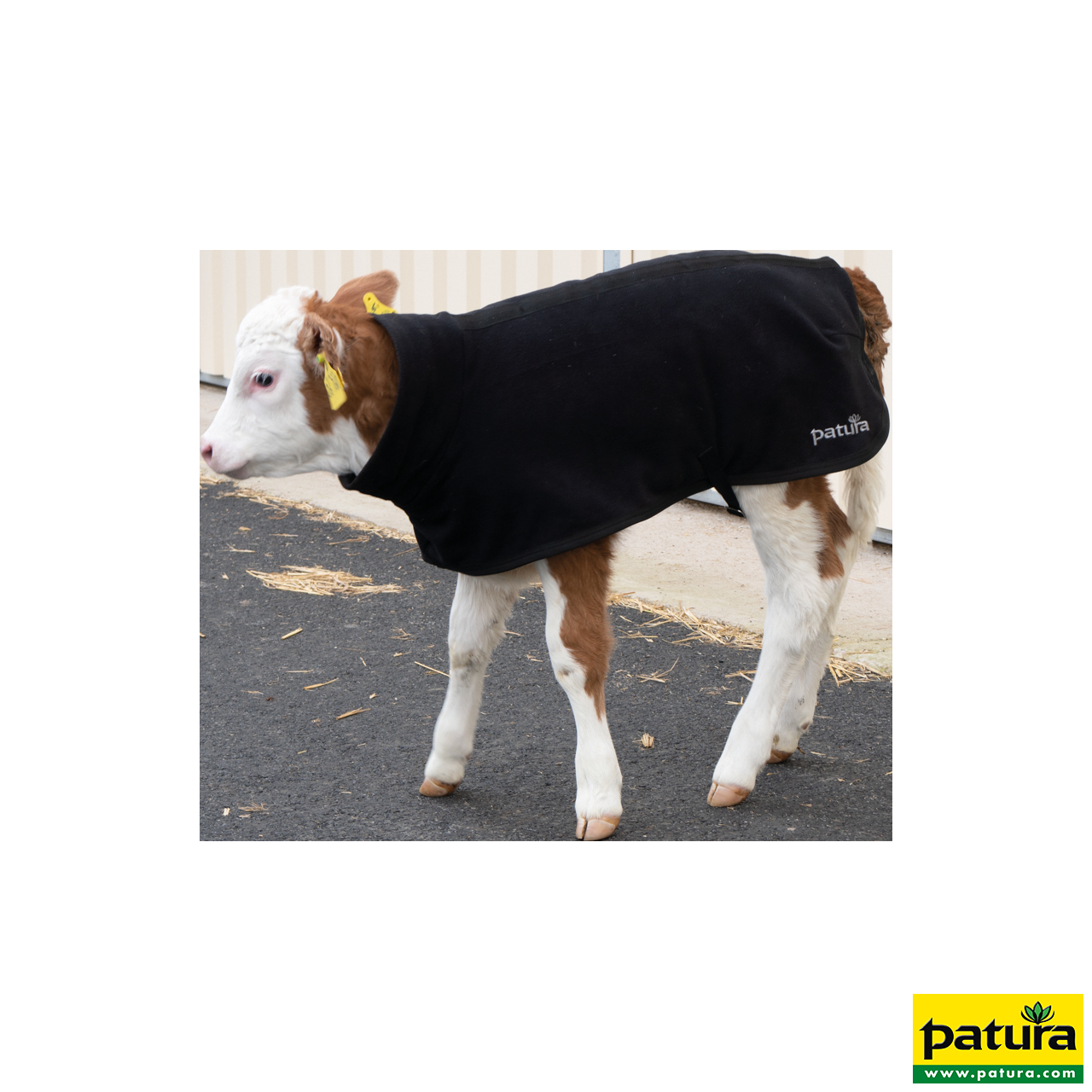 PATURA Kälberdecke Fleece Größe S Rückenlänge 60 cm