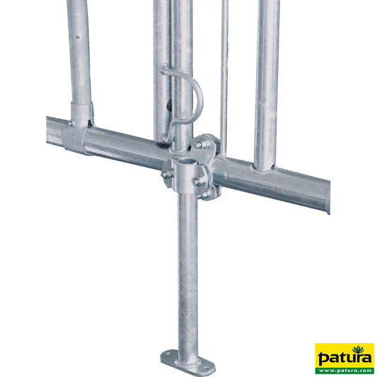 Mittelstütze 460 mm mit Bodenplatte und Querschelle