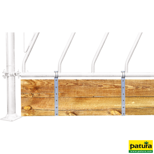 Barrenwandhalter für 2" Rohr (60,3 mm) für Holzbohlen