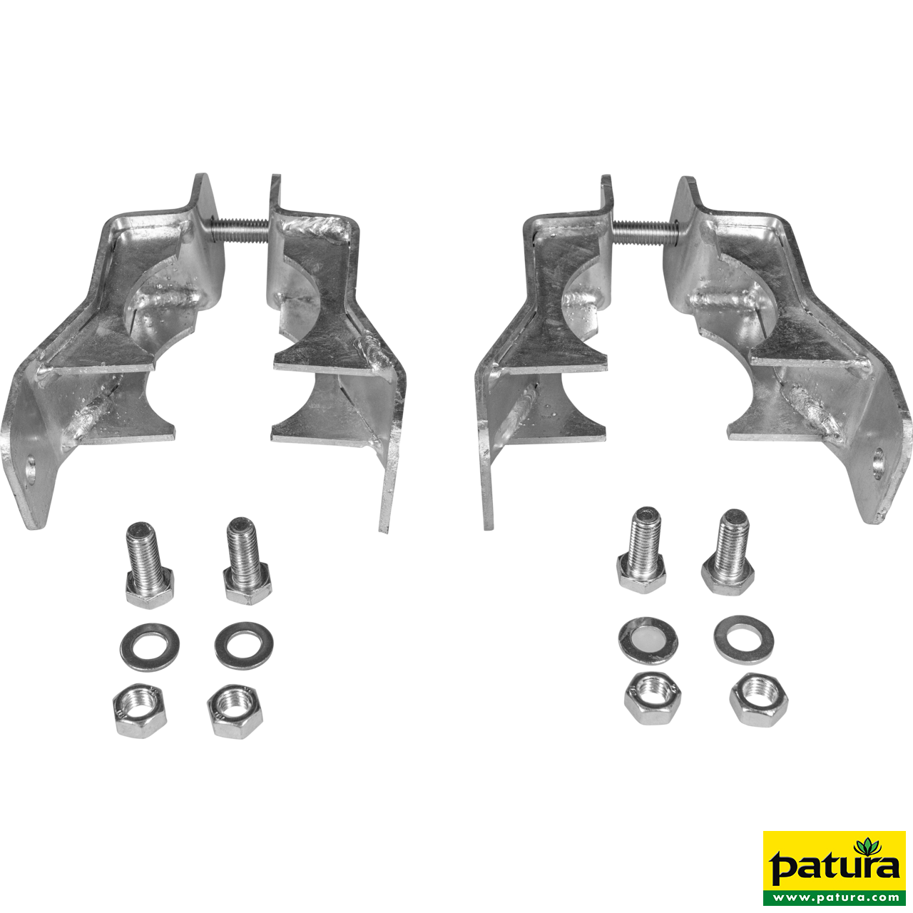 Halter für Schwingbürste MINI für Rundpfosten d= 76 mm