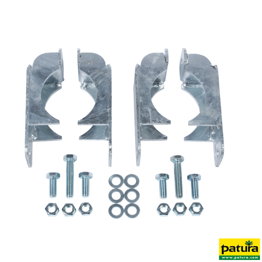 Halter für Schwingbürste MINI für Rundpfosten d= 102 mm