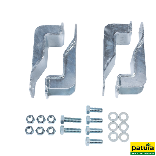 Halter für Schwingbürste MINI für Pfosten 90 x 90 mm