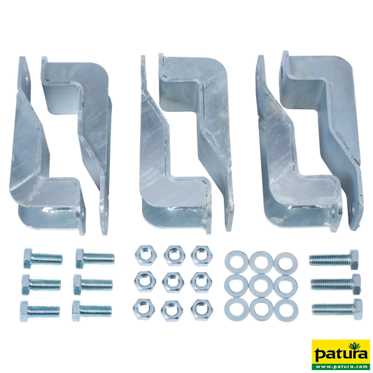 Halter für Schwingbürste MIDI und MAXI für Pfosten 90 x 90 mm
