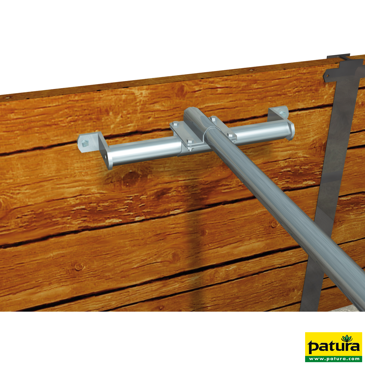 Verstellbarer Wandhalter für Nackenrohr