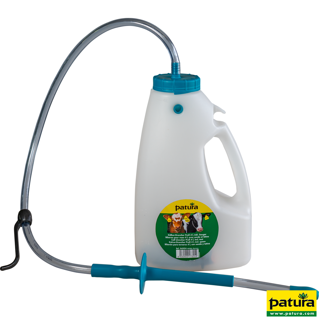 Kälber-Drencher Profi 4 Liter, transparent