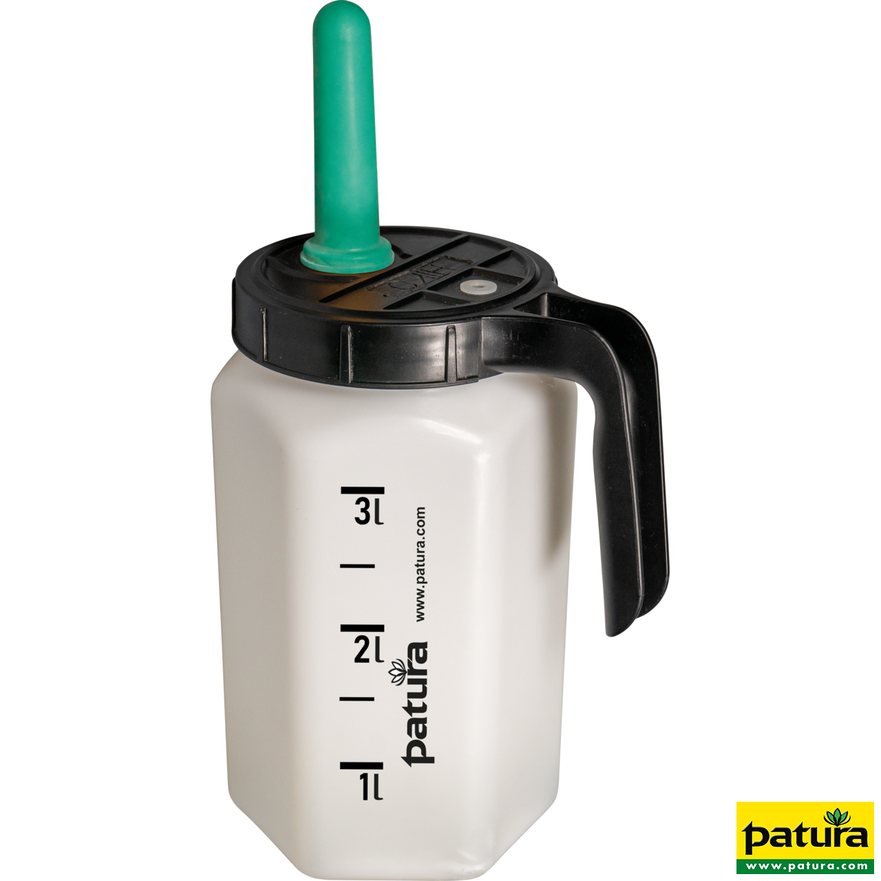 Kälber-Tränkeflasche Profi 3 Liter inkl. Sauger weich und 1-Click-Ventil