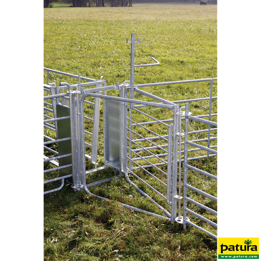 2-Wege-Sortiertor, für Schaf-Fanganlagen mit Bedienhebel, vz.
